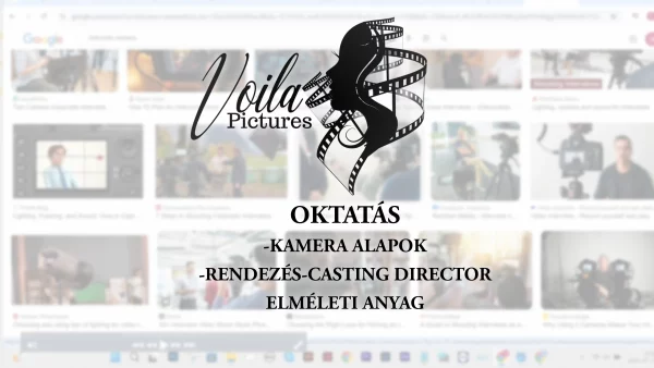 Voila Pictures oktatási videó (rendező, casting)