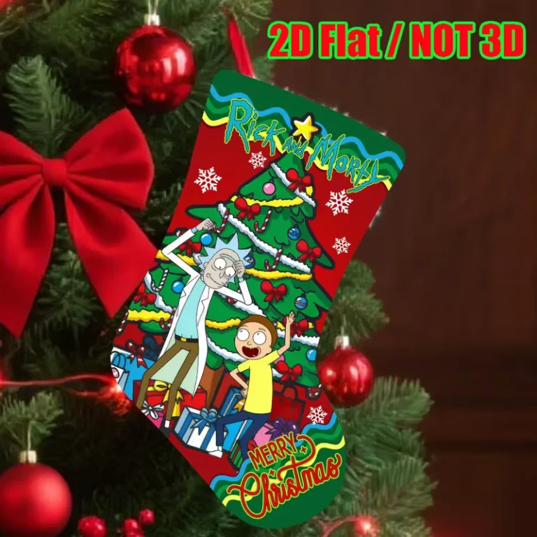 Rick and Morty karácsonyi zokni