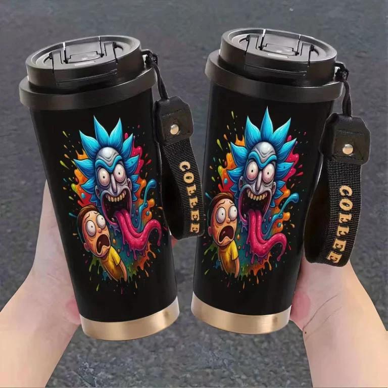 Rick and Morty rozsdamentes acél bögre