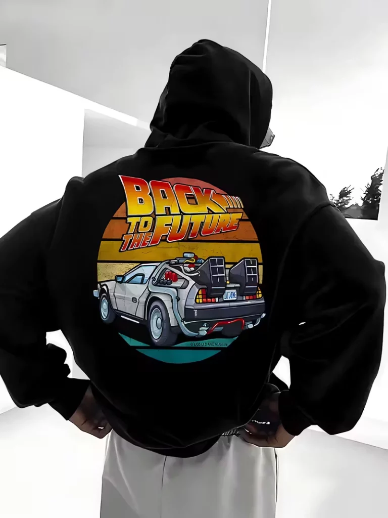 Vissza a jövőbe kapucnis pulóver