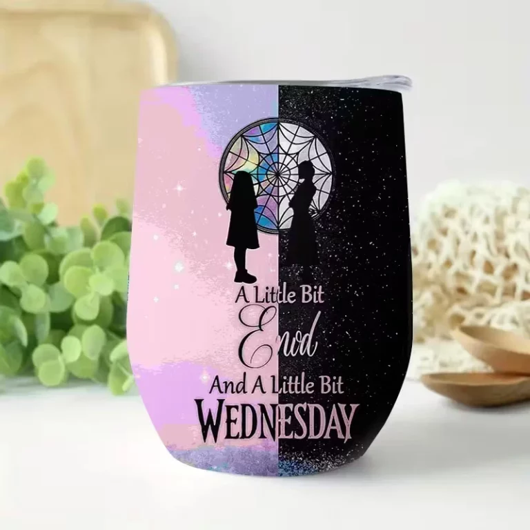 Wednesday Addams csésze fedővel