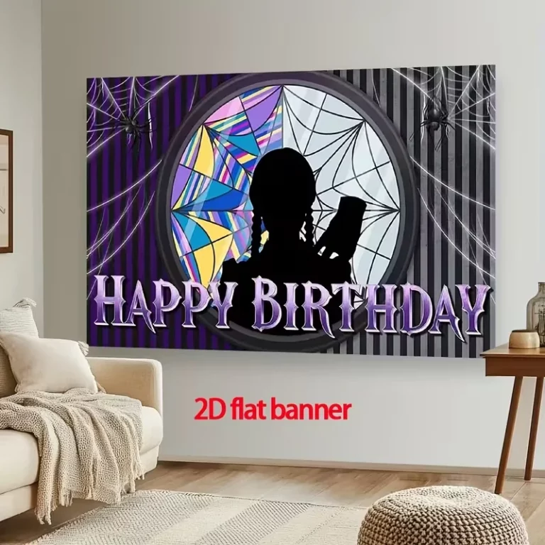 Wednesday születésnapi háttér